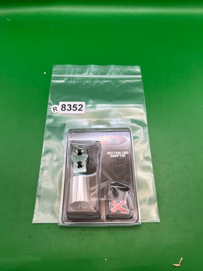 System X Bottom Line Adapter Silver Polished Aluminum CO2 HPA ASA