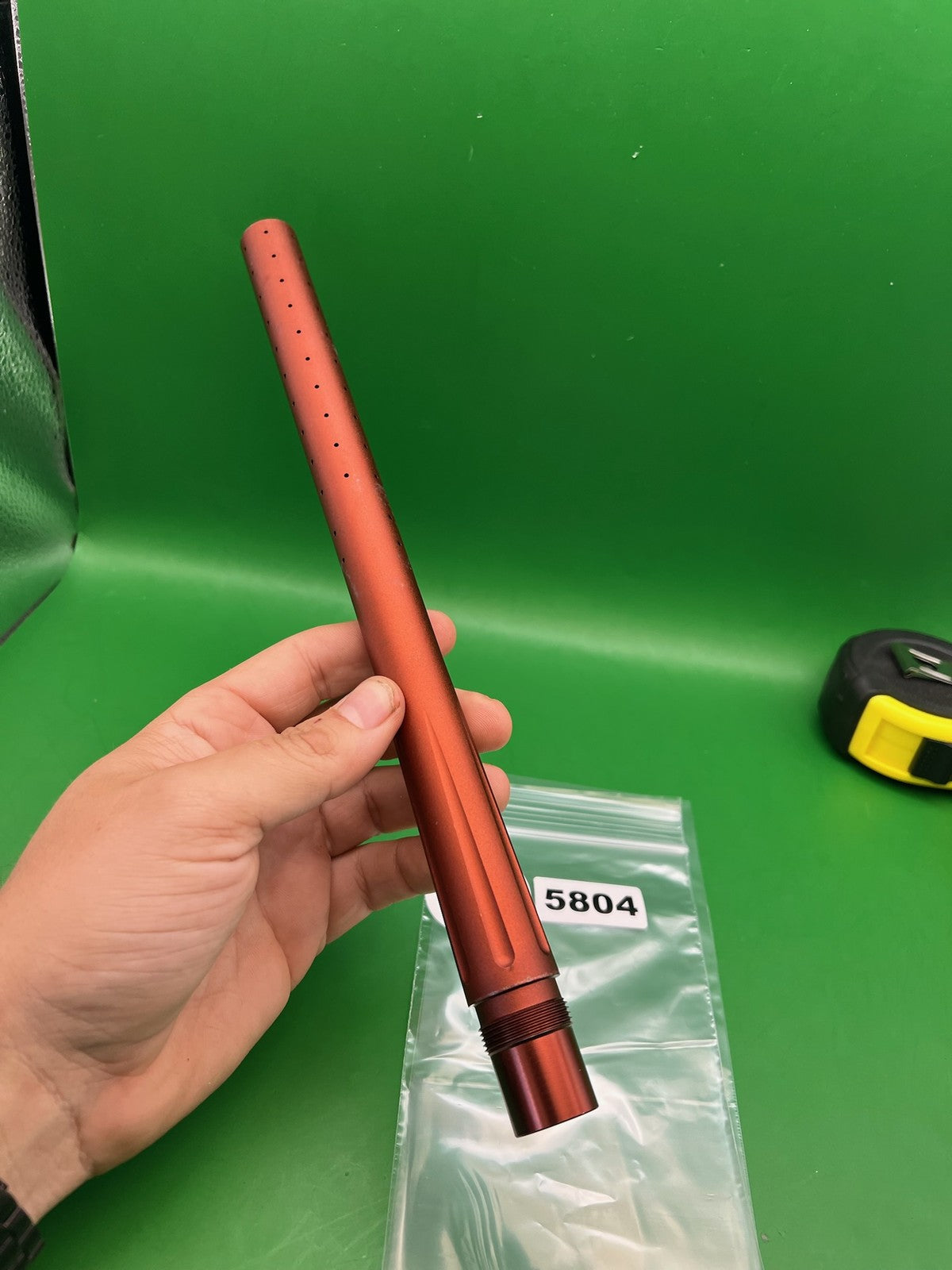 Autococker Empire Barrel 14" .692 Red - used paintball barrel - red anno