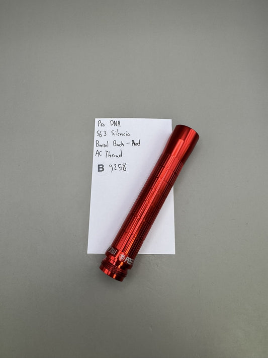 Pro DNA S63 Silencio Barrel Back - Red AC Thread