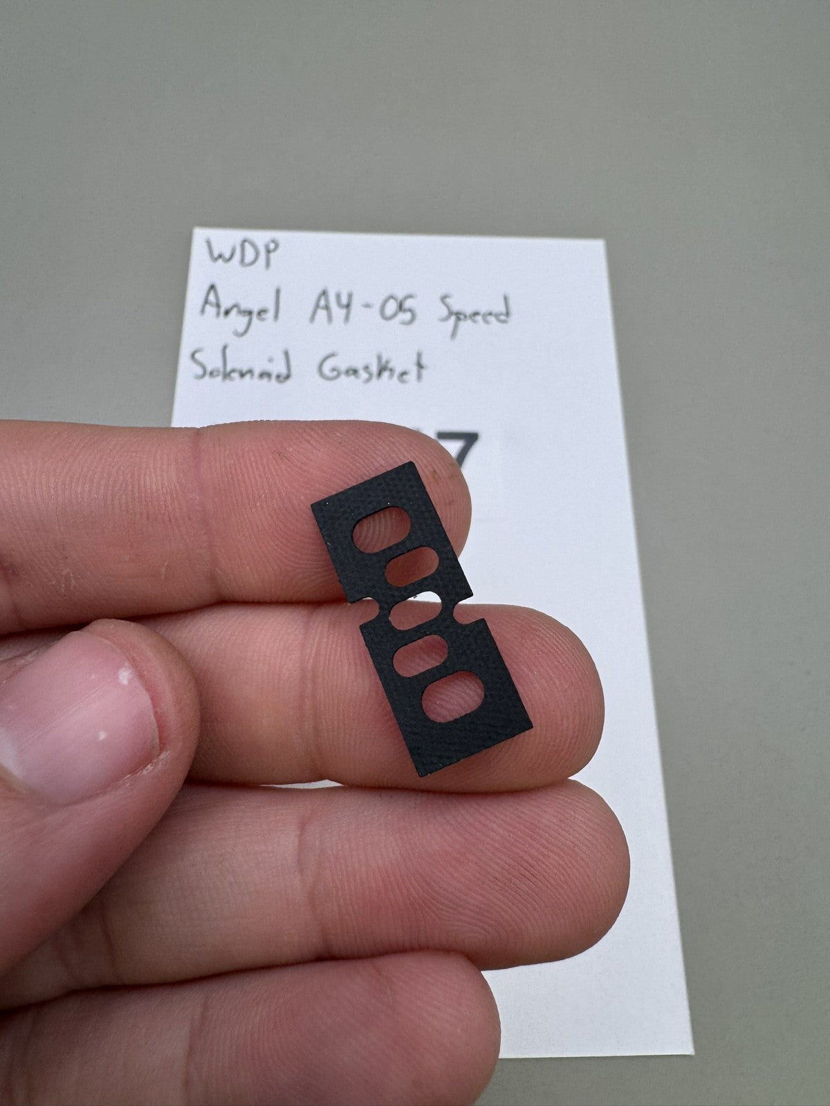 WDP Angel A4-05 Speed Solenoid Gasket Black