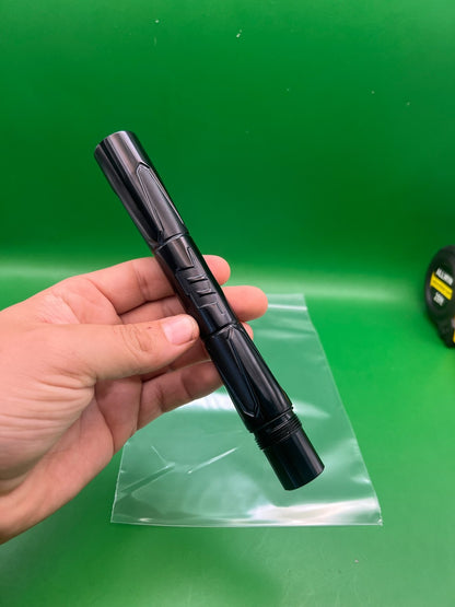 Autococker Kaner Barrel Back .691 Black - used paintball barrel back - black