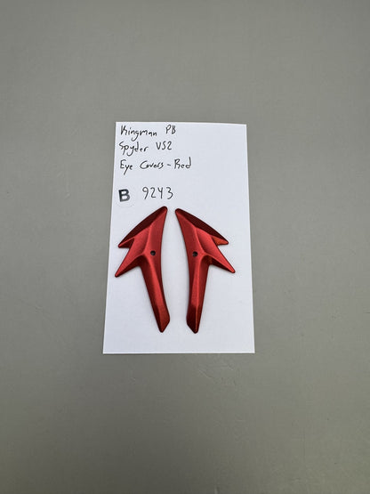 Kingman PB Spyder VS2 Eye Covers - Red