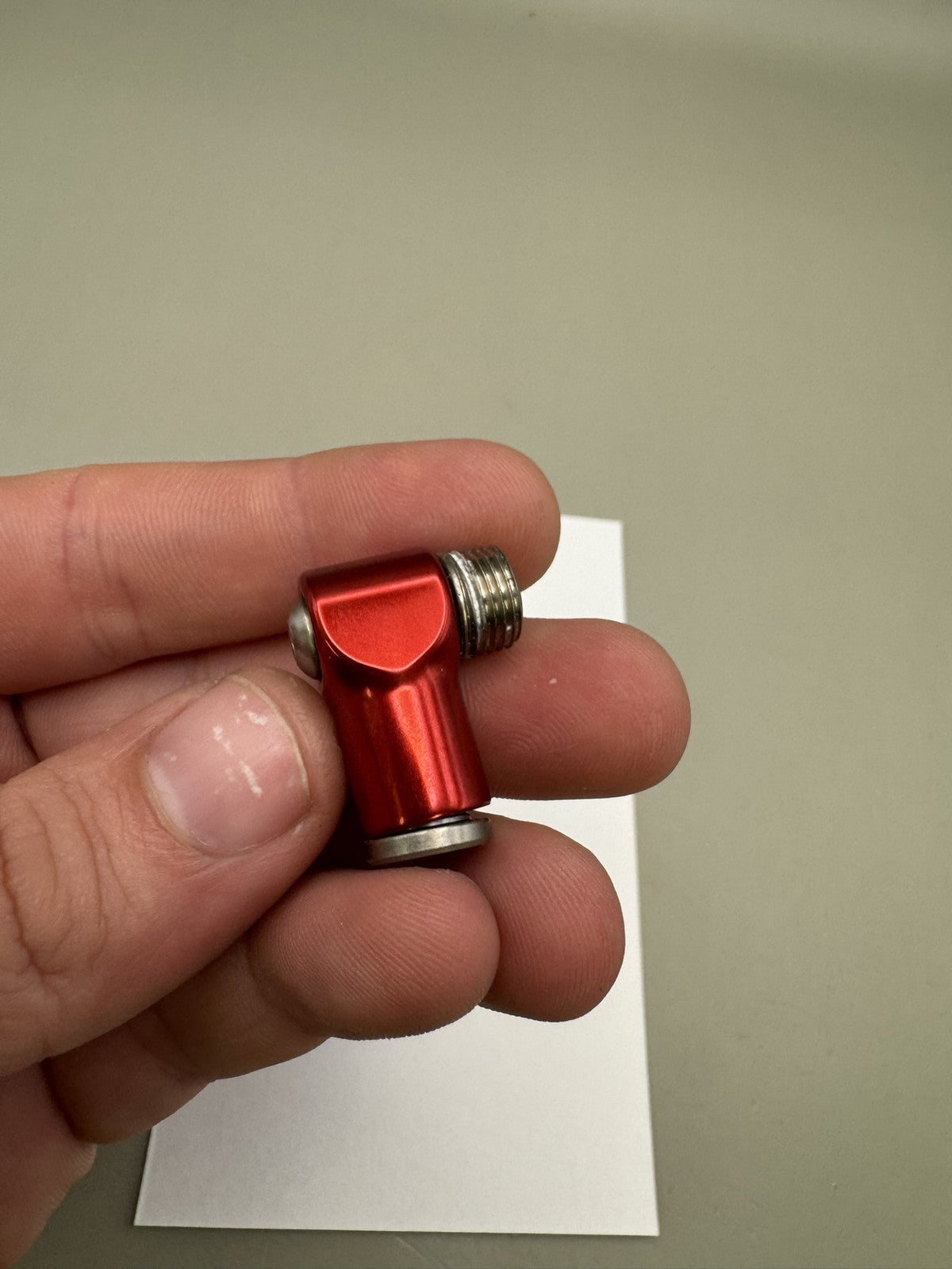 CCM PB 90Â° Fitting Red