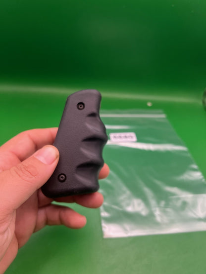 45* Grooved Autococker Grips - used paintball grip panel - black