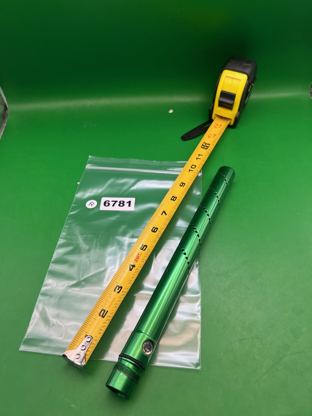 Smart parts Freak Tip Gloss Green - used paintball barrel tip - green gloss anno