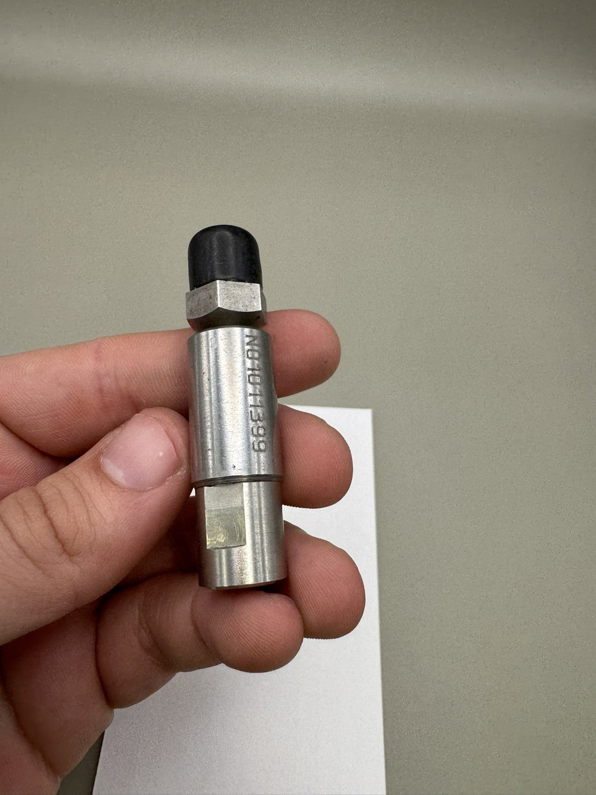 Vintage Paintball Pro Connect Fitting Silver