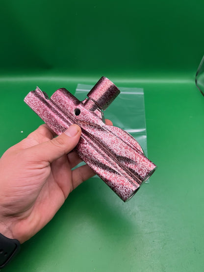 WGP Pro Stock Autococker Body Undrilled Feedneck Mod Pink Splash Ano