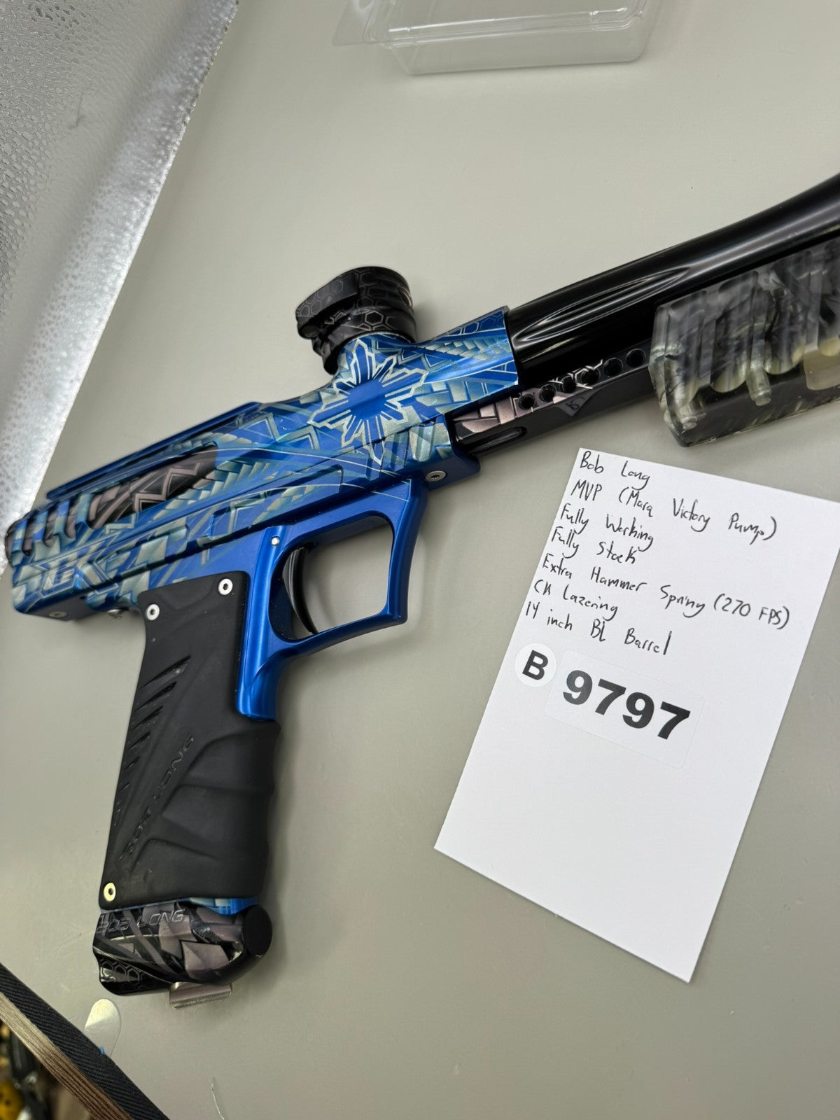 Bob Long MVP (Marq Victory Pump) - Paintball Marker Fully Working