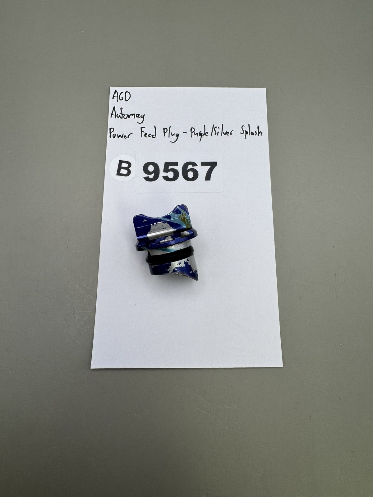 AGD Automag Power Feed Plug - Purple/Silver Splash
