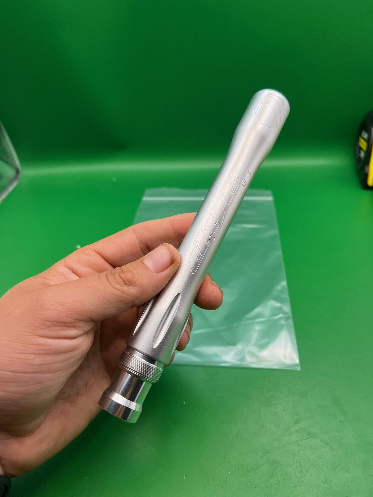 Dye UL-S Autococker Threaded Barrel Back Silver Dust .684 Bore