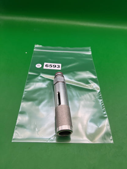 12 Gram Quick Adapter - used paintball 12 gram co2 adapter - silver