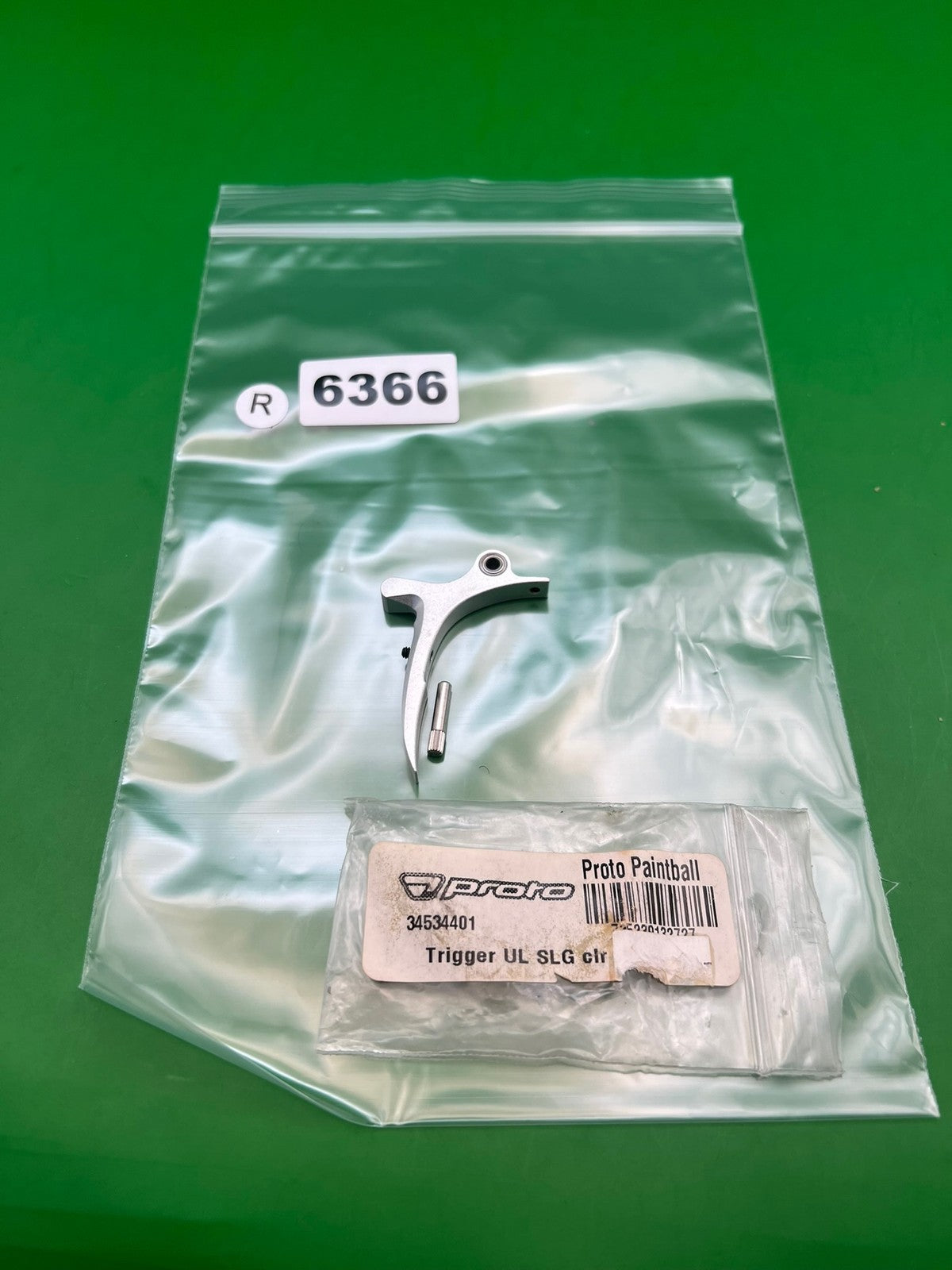 Proto Paintball SLG UL Trigger Clear Silver