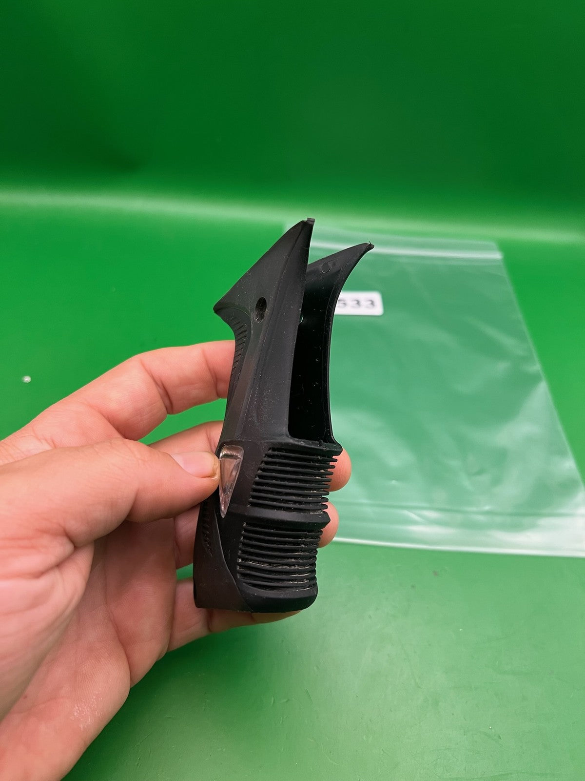 Smart Parts DLX Luxe 2.0 Grip Panels Black Rubber Two-Piece Set