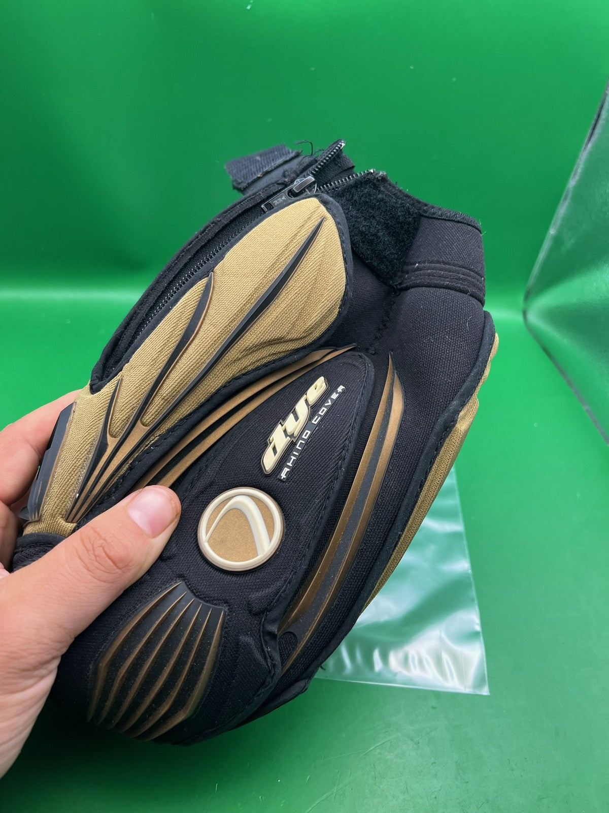 Dye Rhino Tank Cover Black Gold HPA Air Tank Protective Neoprene Sleeve