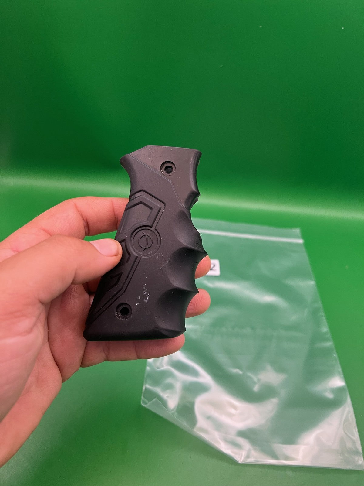 Smart Parts 1911/45 Style Shocker Grip Panels Matte Black Rubber