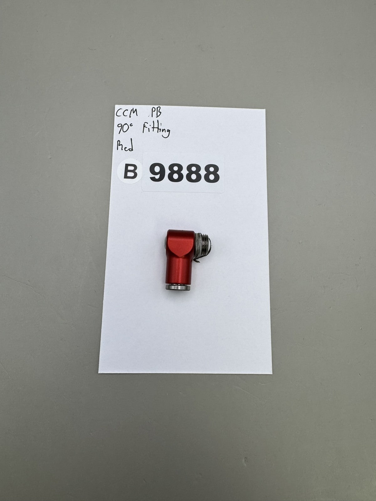 CCM PB 90Â° Fitting Red