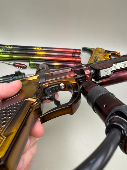 Dye Ultralight E-Blade Autococker - Rasta - Paintball Marker Fully Working