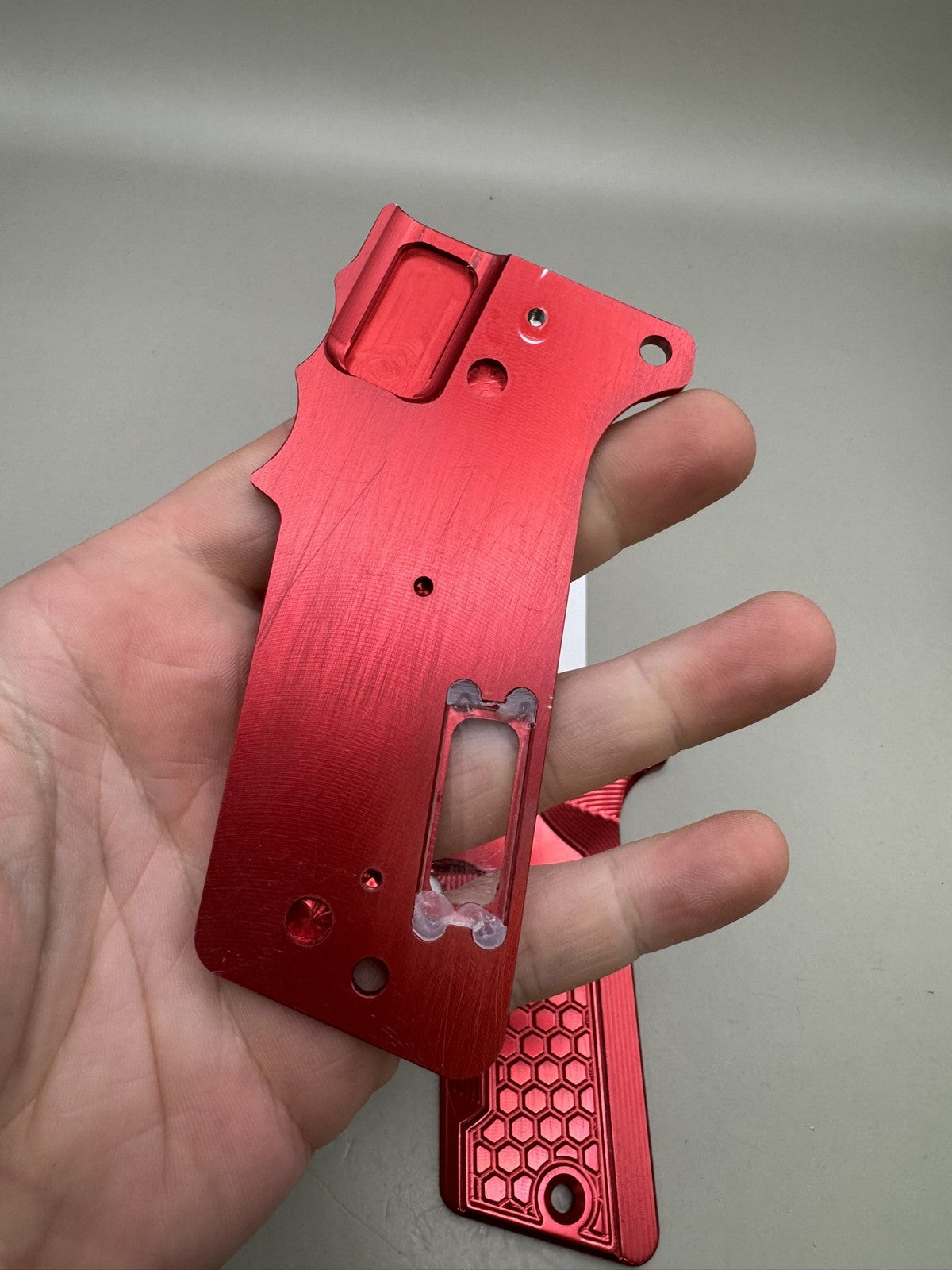 WGP/Planet Eclipse Autococker E-Blade ODM Grips - Red for Sci Fi Morlock
