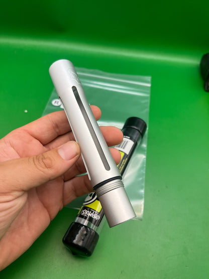 Infamous Silencio FXL Autococker Barrel Back Dust Silver AC Thread