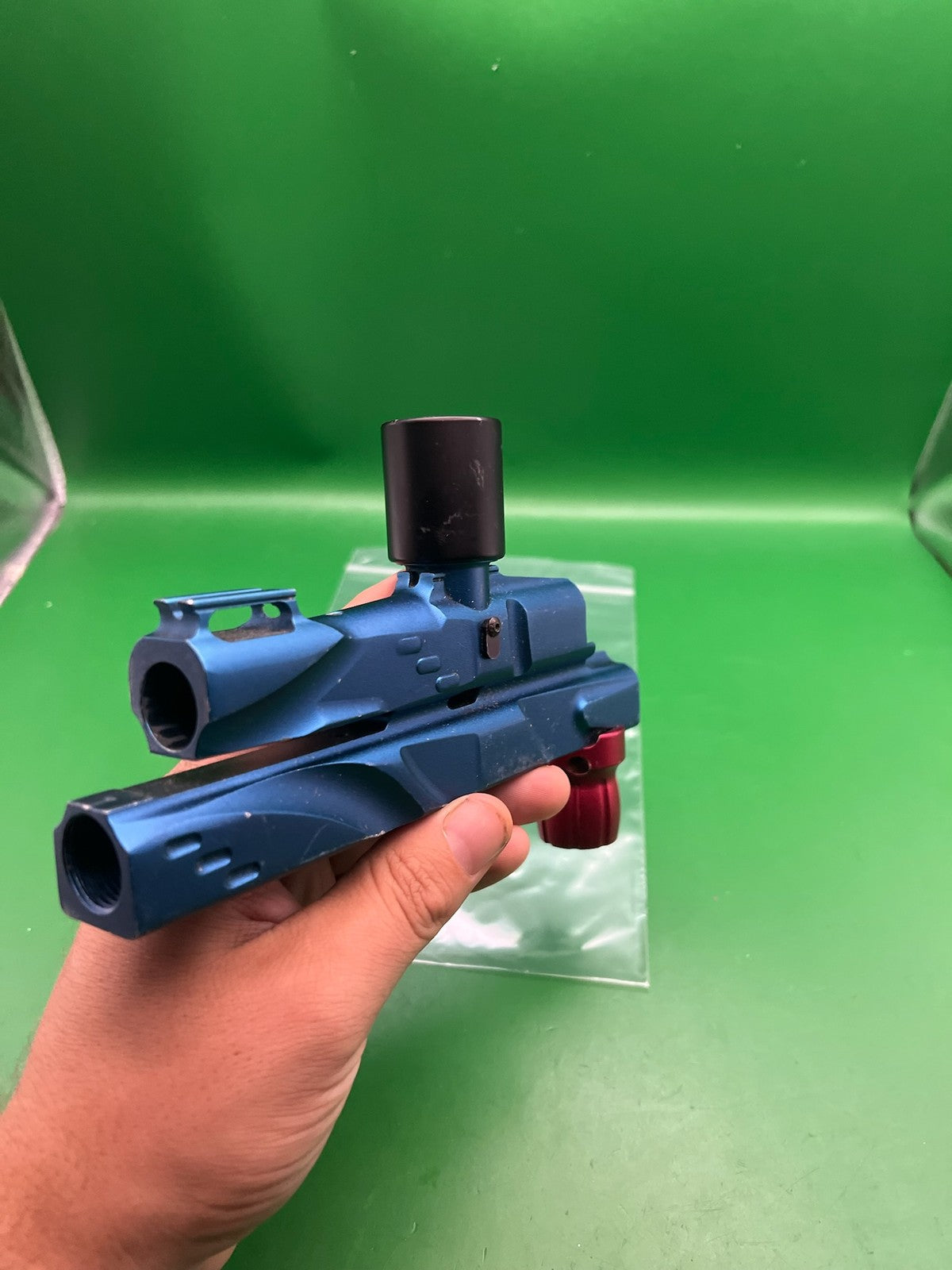 Autococker Body Blue Anodized with Feedneck Mod Drilled