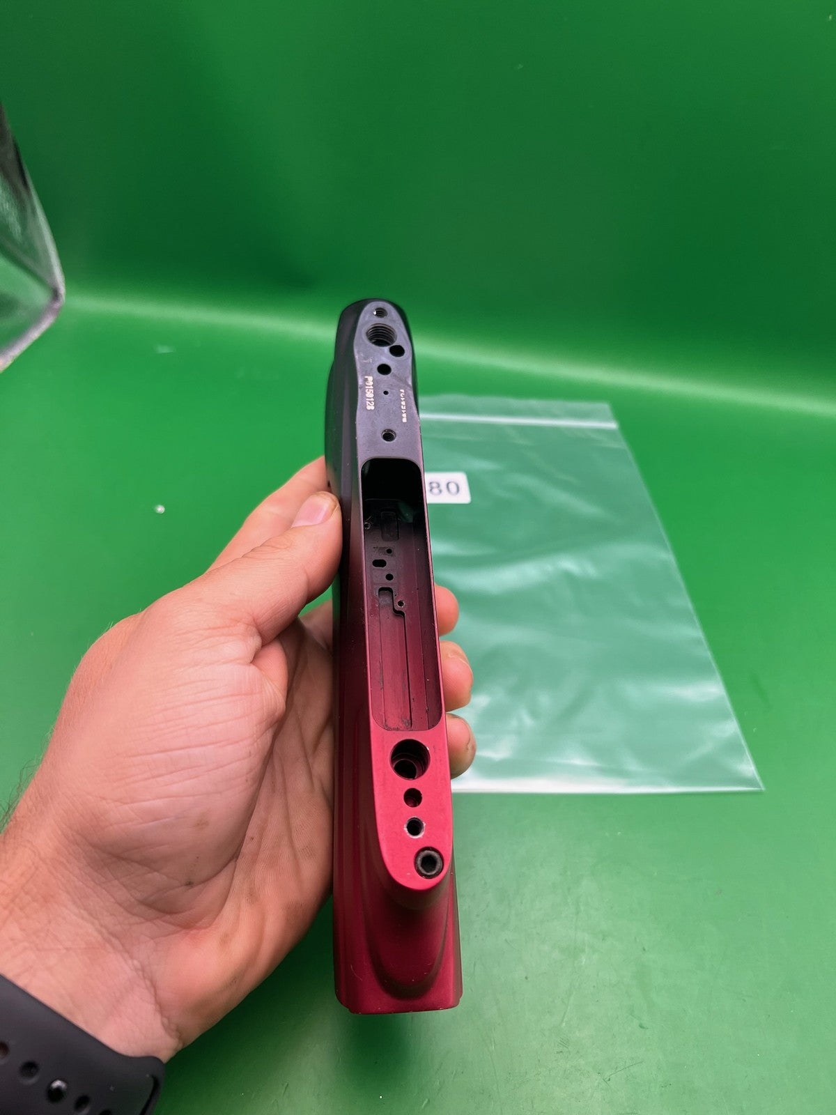 Dye Proto PM5 Marker Body Red Black Fade Aluminum