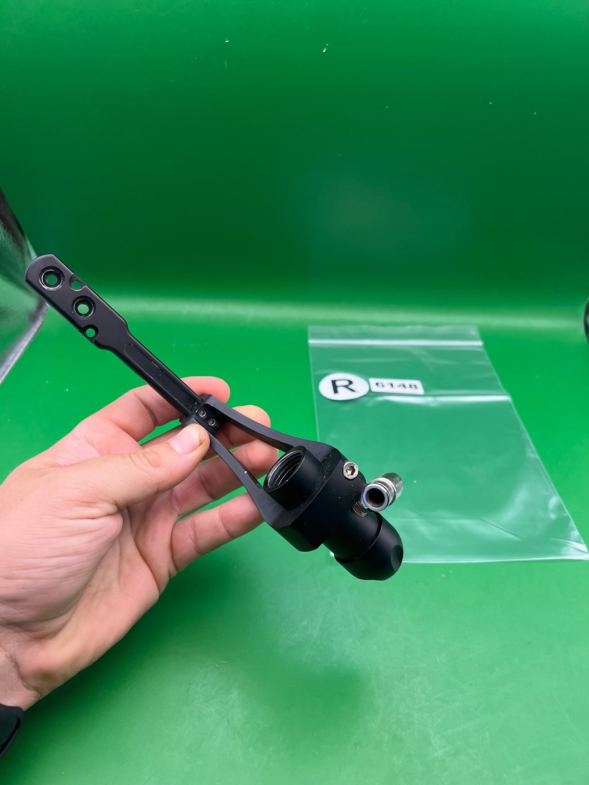 ANS Gx Drop Forward with On OFF - used paintball drop forward with on/off asa - black