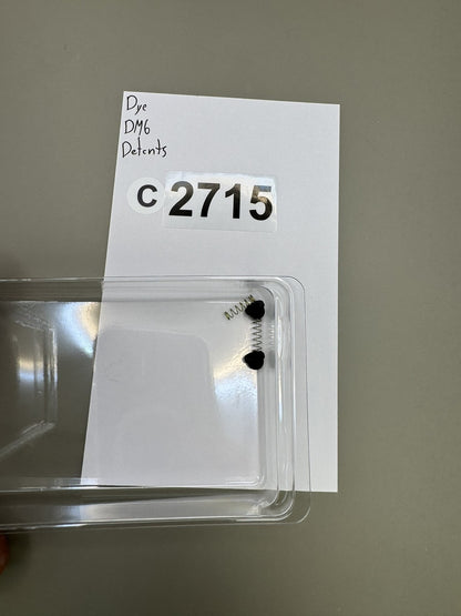 Dye DM6 Detents