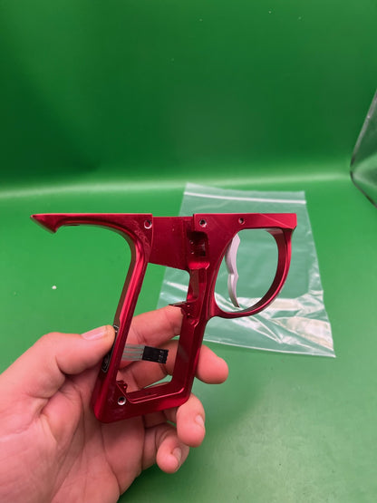 Dye DM5 Trigger Frame Red Anodized Aluminum Electronic E-Frame