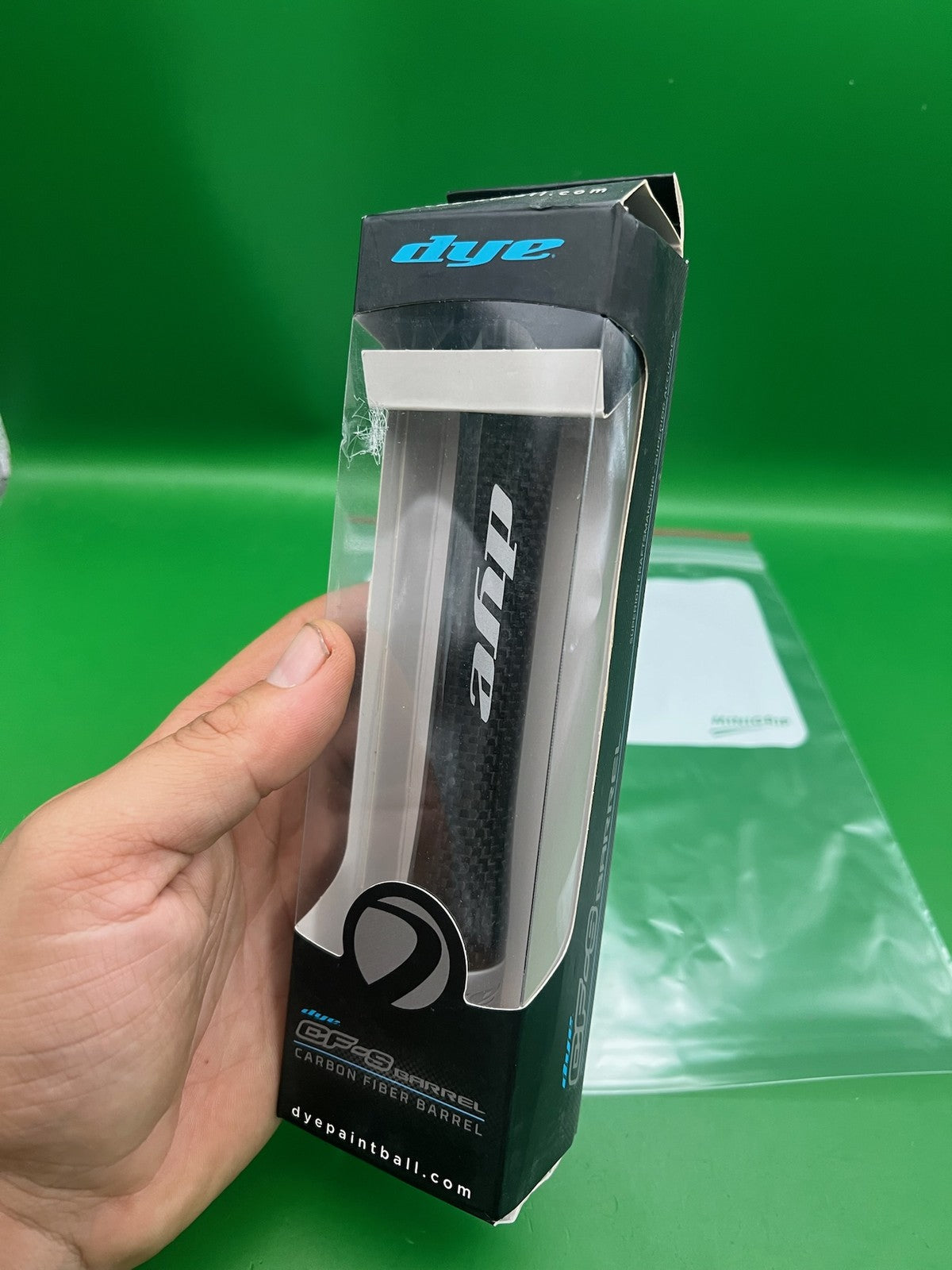 Dye CF-S Carbon Fiber Barrel Back .680 Bore Autococker AC Thread Black