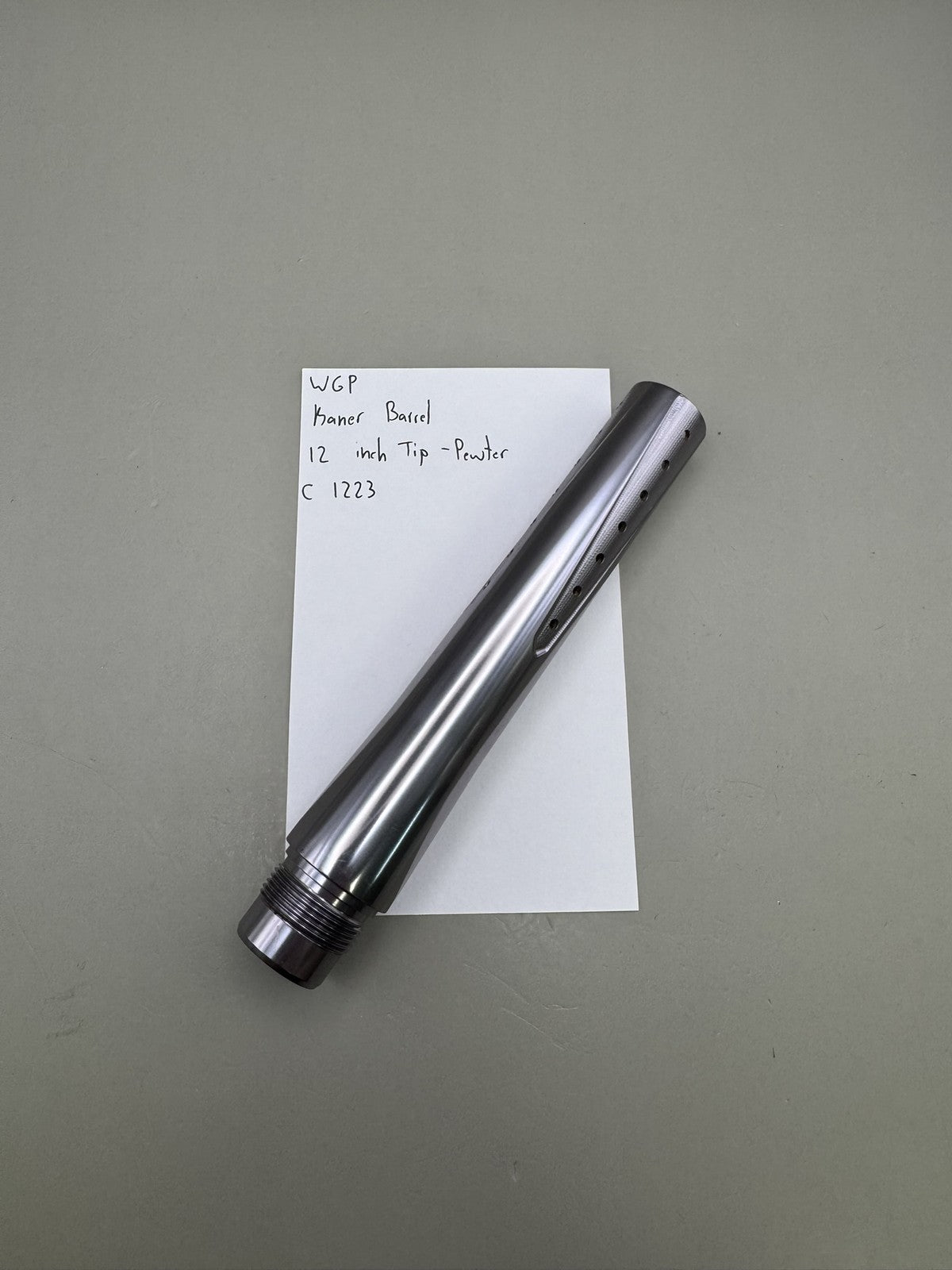 WGP Karnivor Barrel 12 inch Tip - Pewter