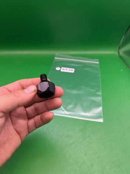 Paintball CO2 HPA Tank Adapter 3/8 NPT Male to Female Black