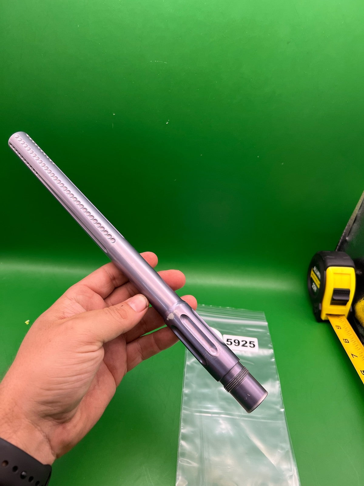 Paintball Barrel Purple 14" Autococker - used paintball barrel - purple anno
