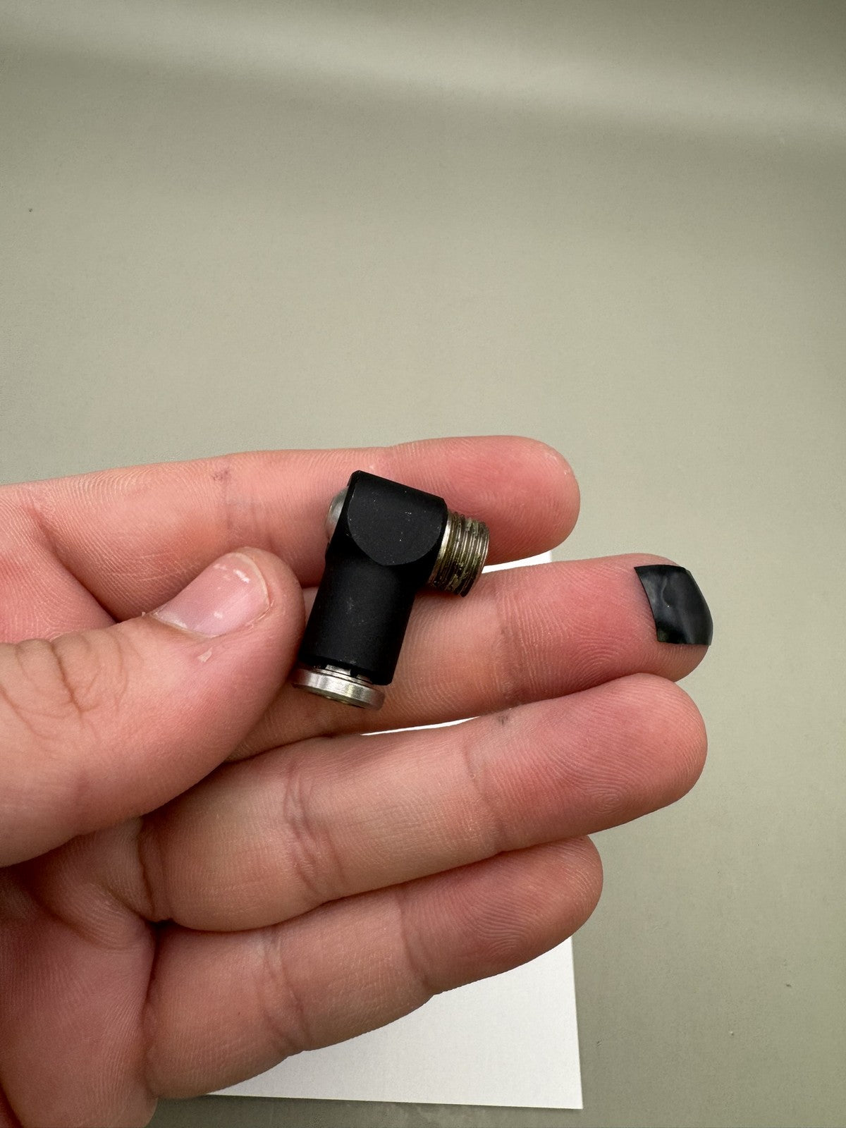 CCM 90Â° Fitting Black