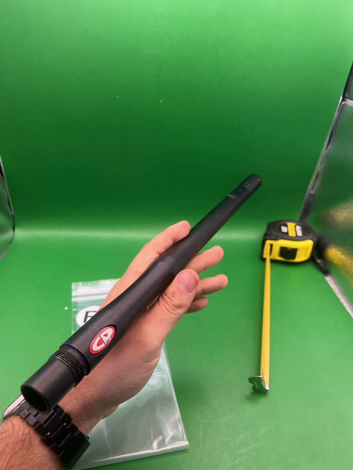 CP Custom Products One Piece Barrel 14" Black - used paintball barrel - black