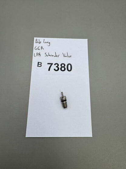 Bob Long G6R LPR Schrader Valve Silver