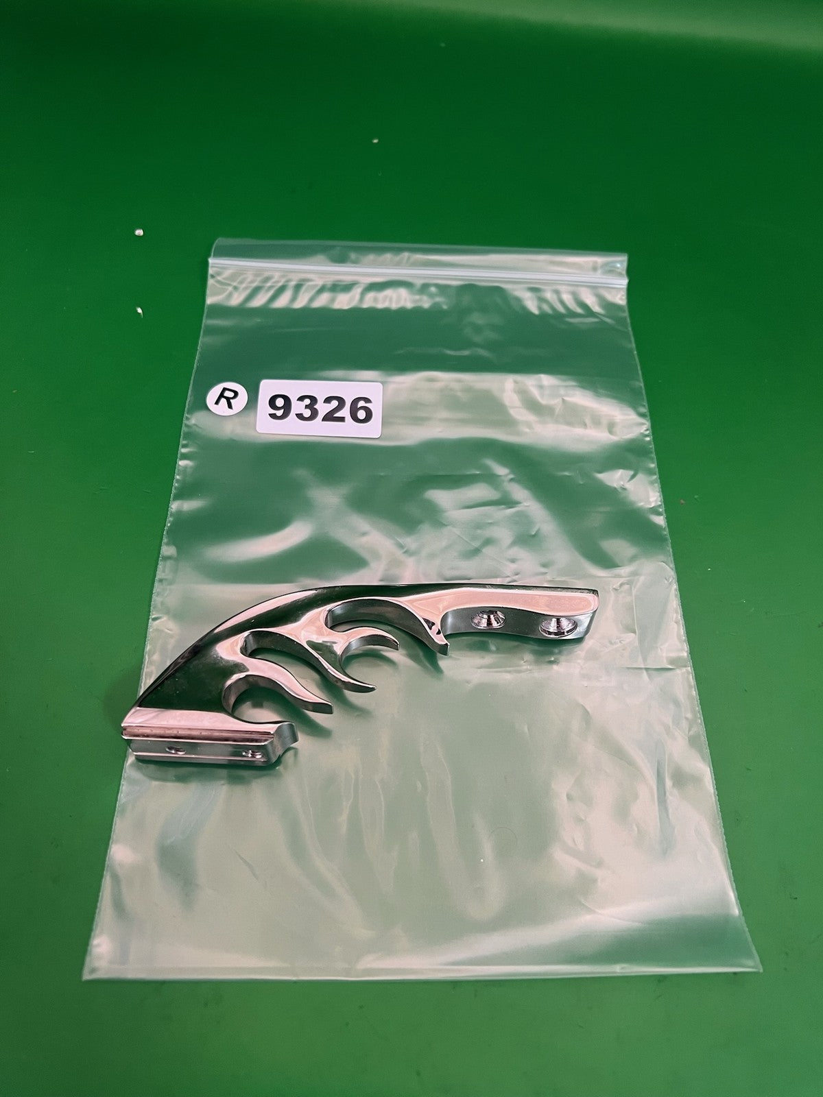 CP Custom Products Flame Drop Forward Chrome Silver Dovetail ASA Mount