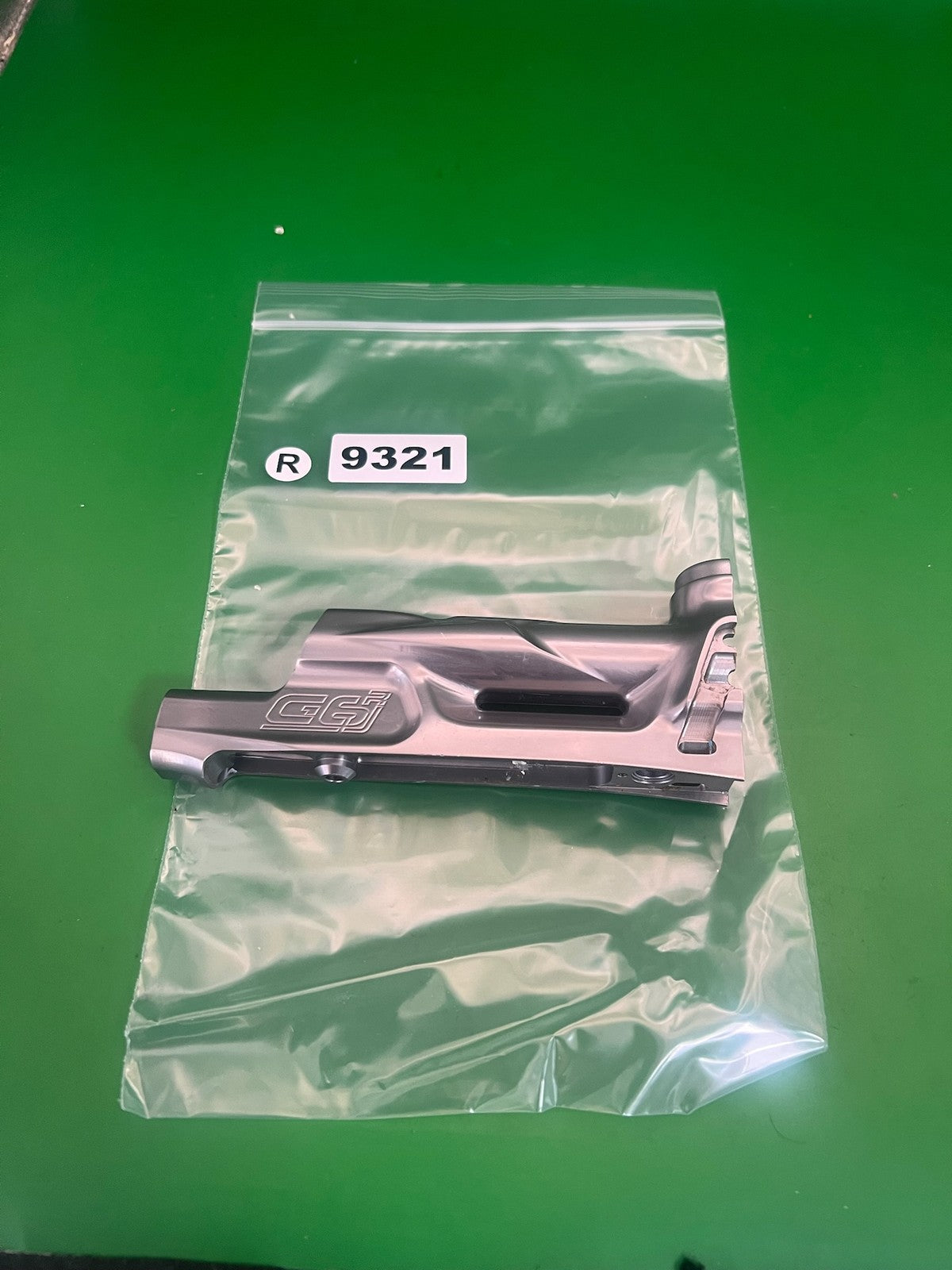 Bob Long G6R Back Body Half Silver Aluminum Paintball Marker