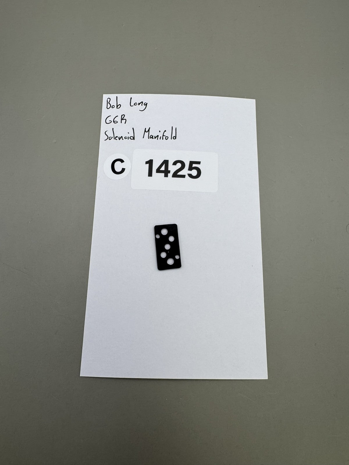 Bob Long G6R Solenoid Manifold