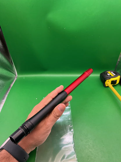 Dye Ultralite (UL) Paintball Barrel 14" 0.687 AC Thread - Black/Red