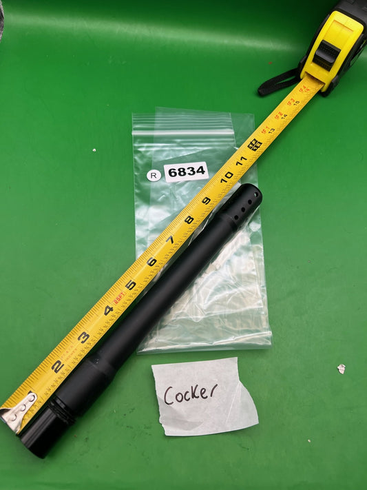 Autococker Barrel Black 12in .689 Bore Ported Tip
