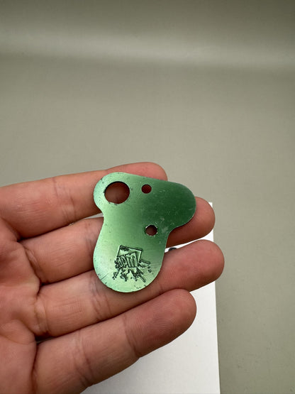 WDP Angel A4 Back Plate - Green