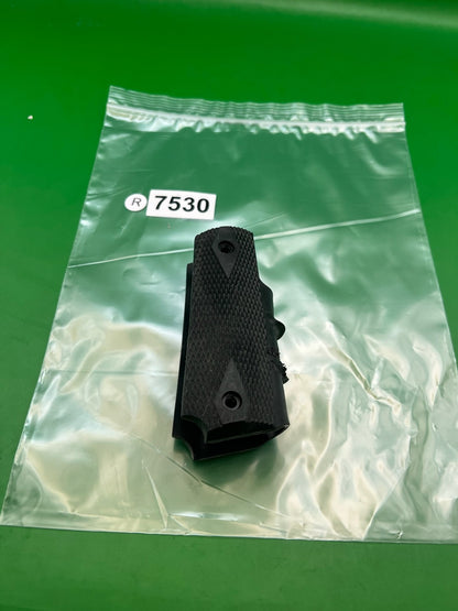 Smart Parts 1911 45 Style Grip Panels Black Checkered Rubber Paintball Grips