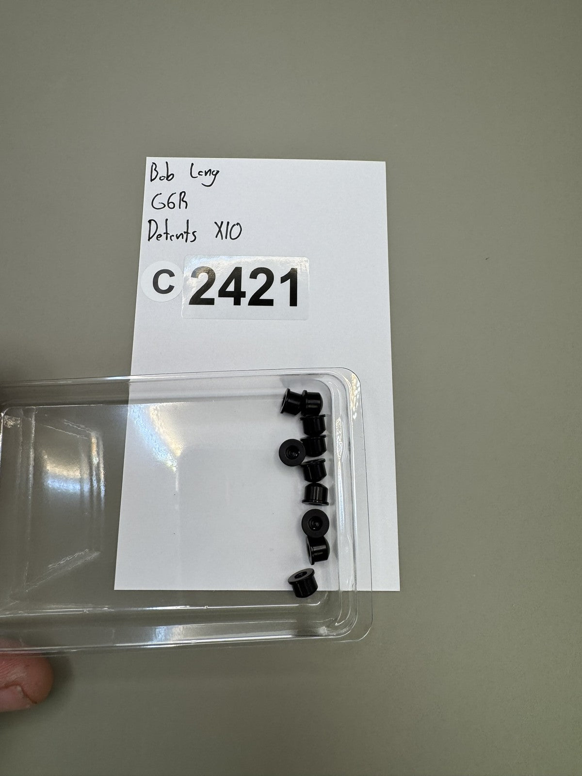 Bob Long G6R Detents X10