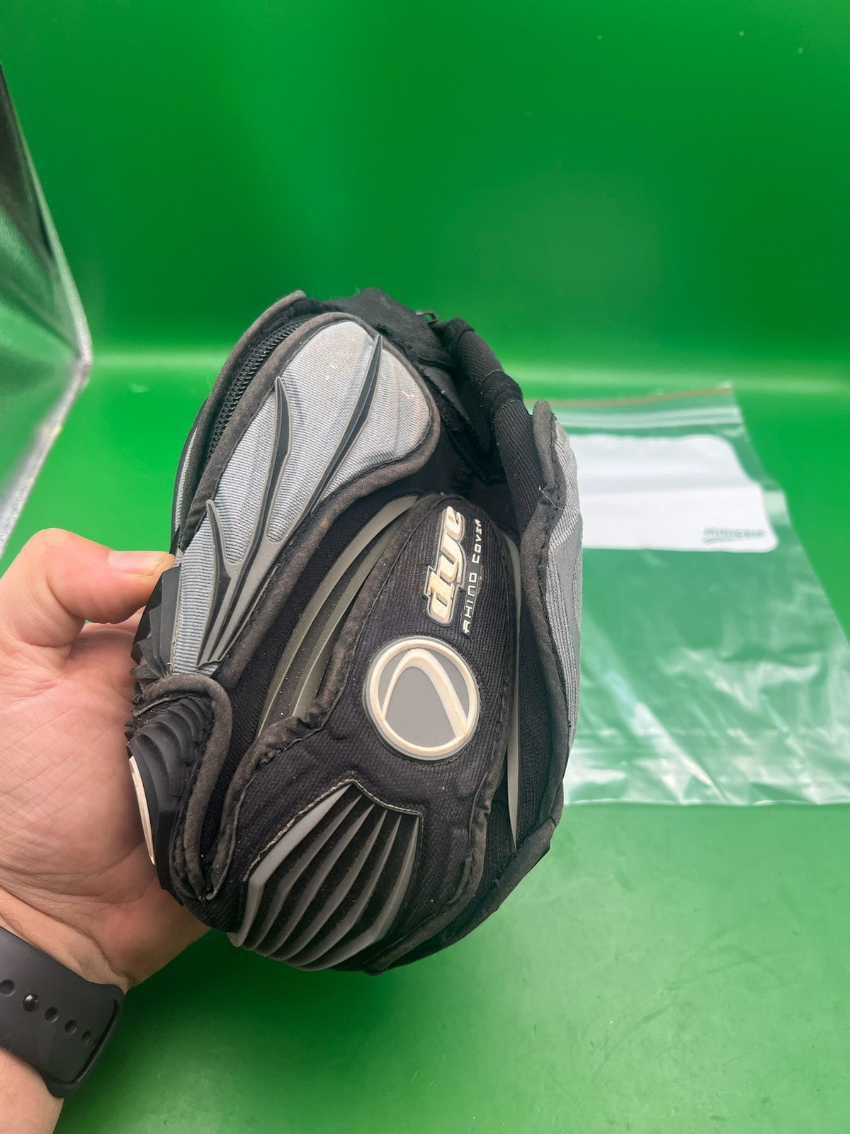 Dye Rhino HPA Tank Cover Black Gray Padded Protective Wrap