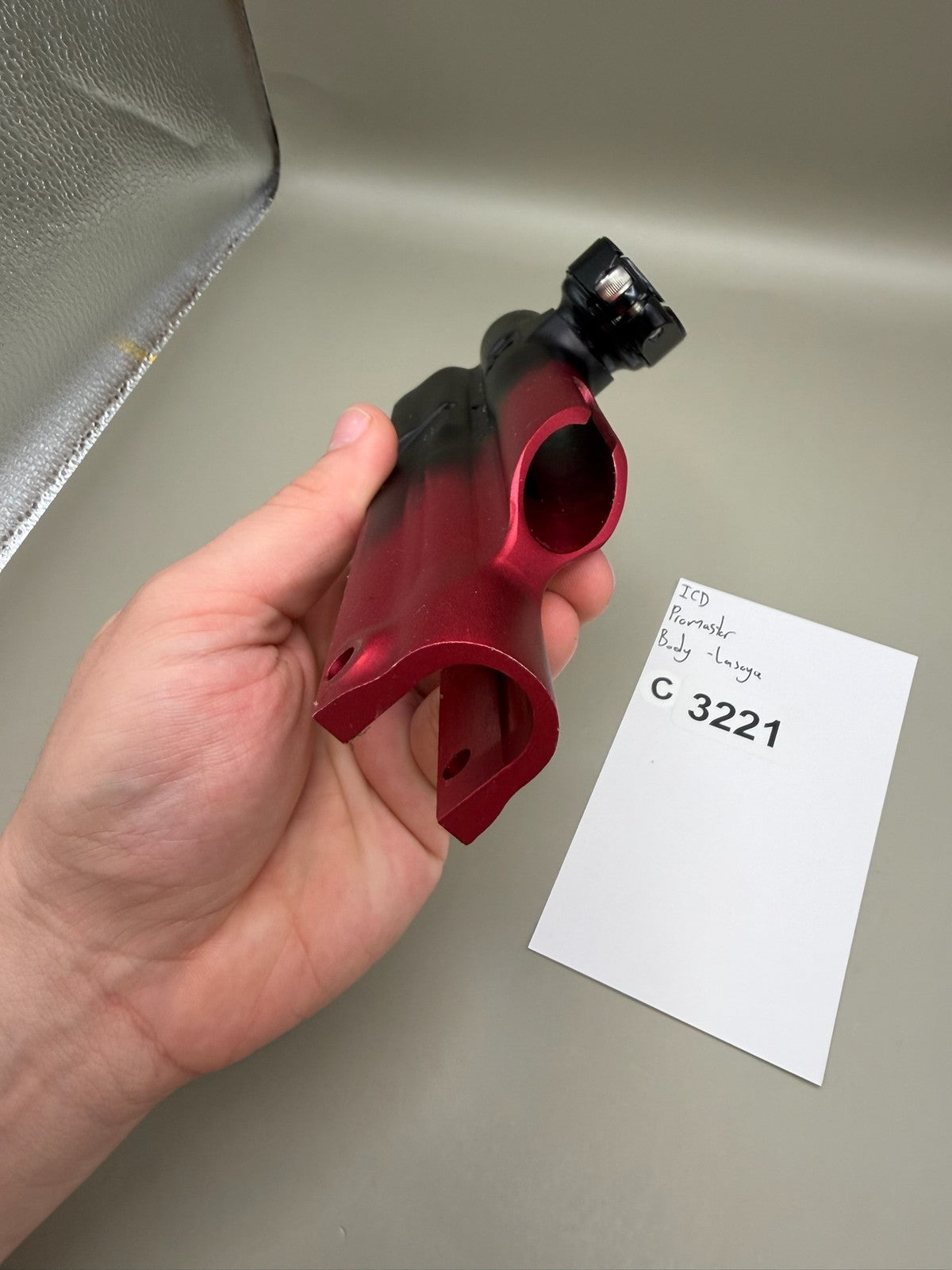 ICD Promaster Body - Lasoya Black Red Fade Paintball Marker Body