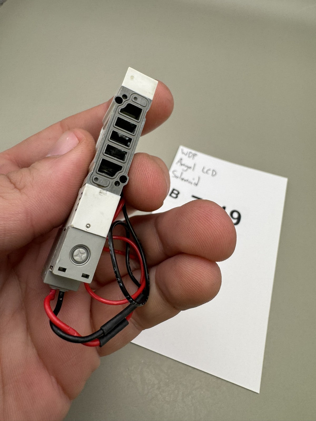 WDP Angel LCD Solenoid White