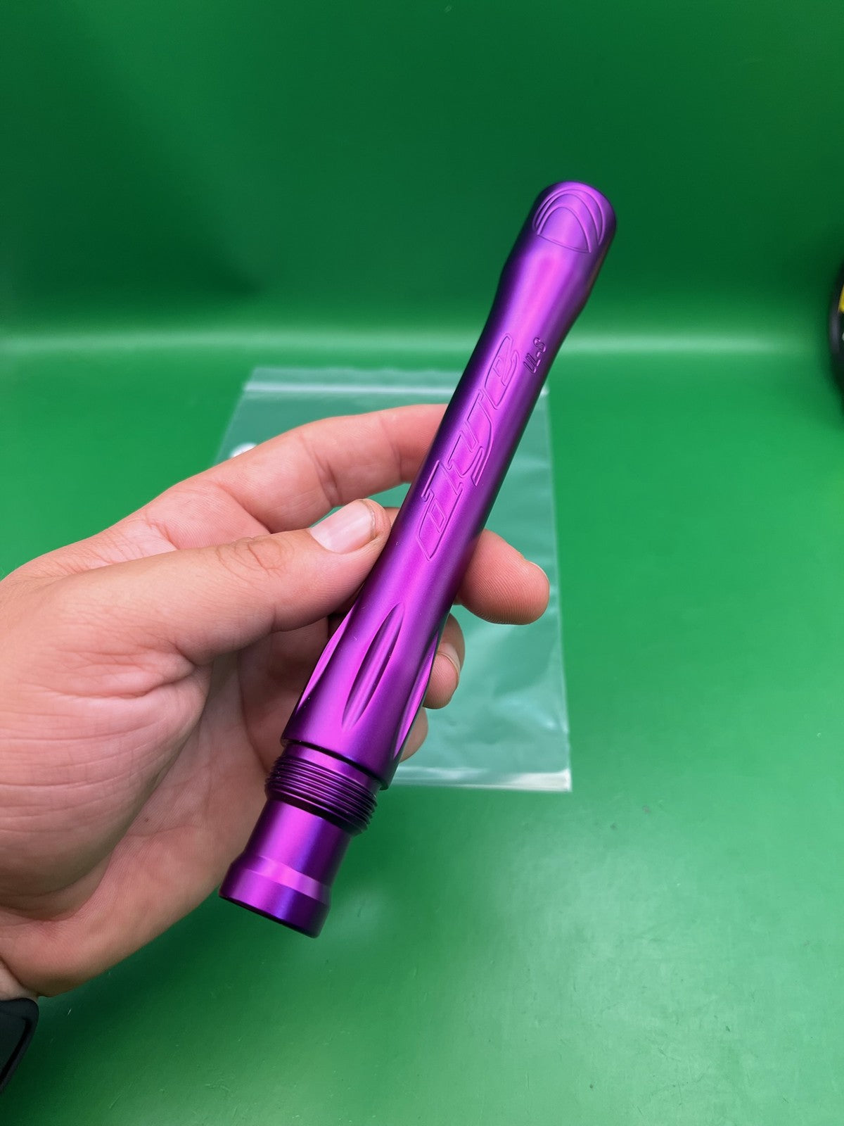 Dye UL-S Barrel Back Purple .684 Bore Autococker AC Thread ~8in