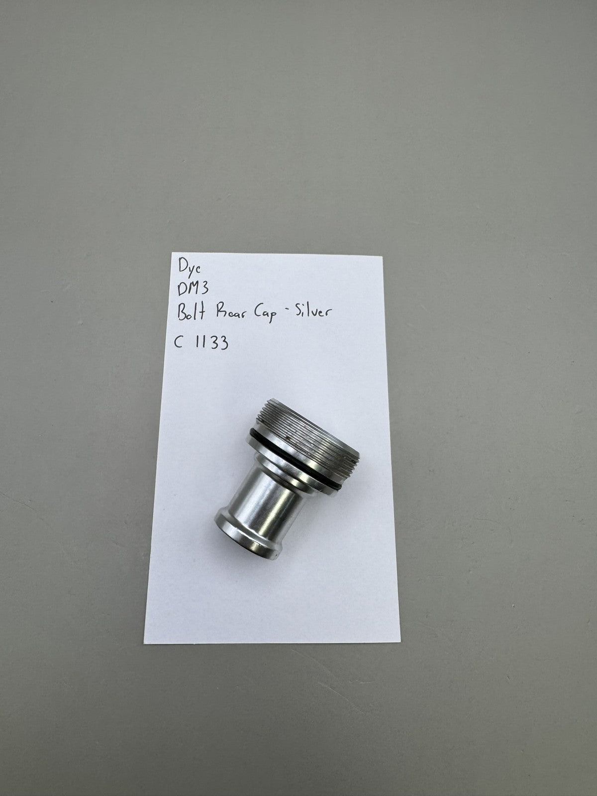 Dye DM3 Bolt Rear Cap - Silver