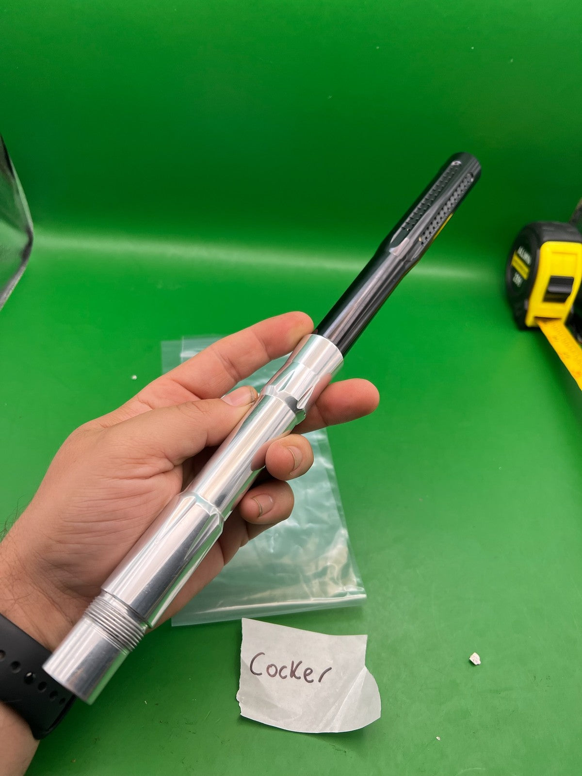 Two-Piece Autococker Powerlyte Silver Black .689