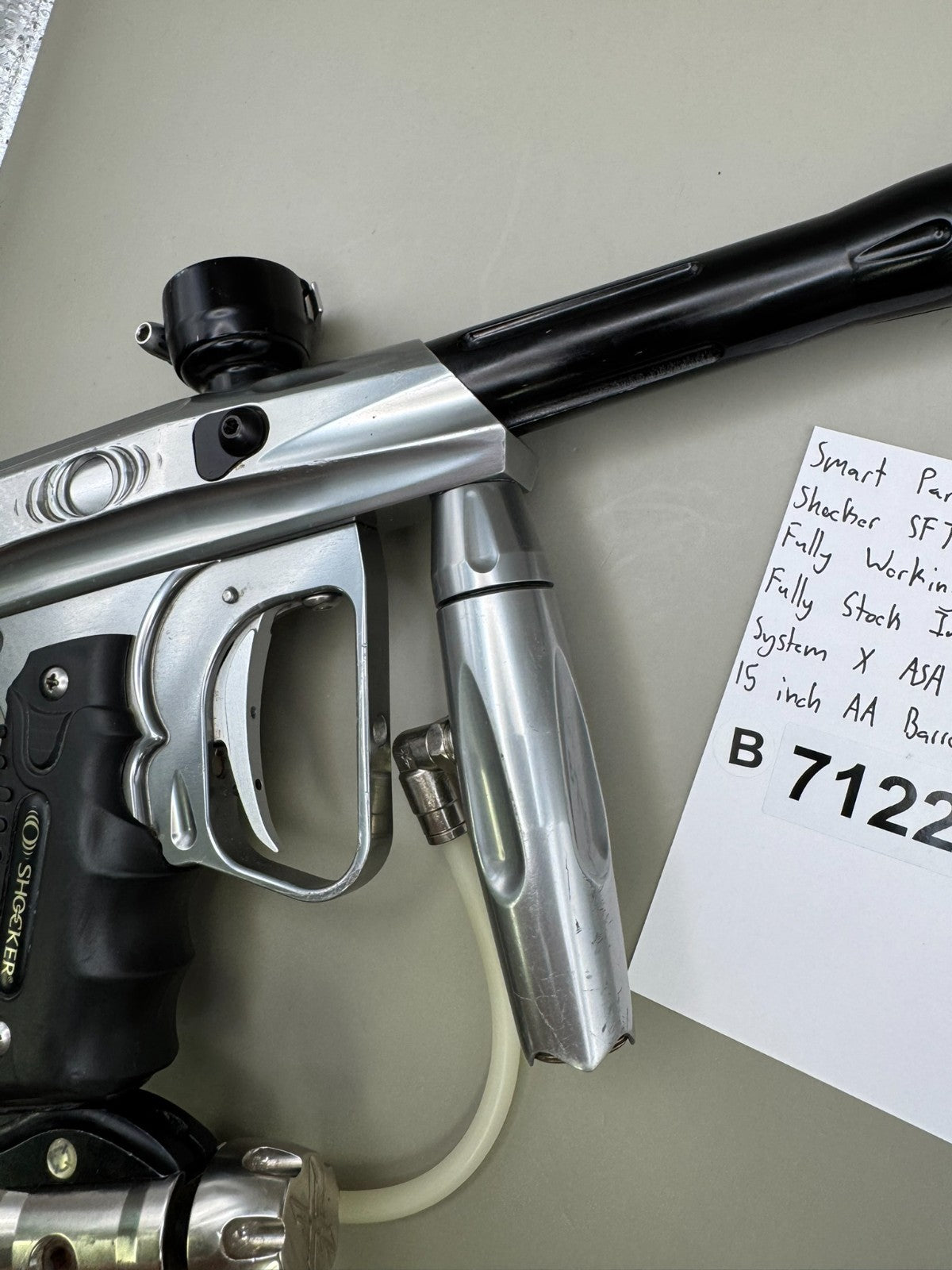 Smart Parts Shocker SFT Silver Paintball Marker Fully Working